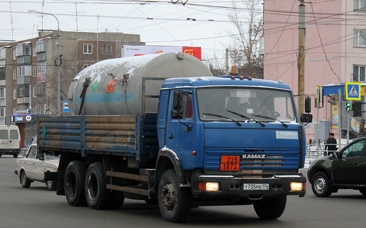 Челябинская область, № Т 735 РВ 174 — КамАЗ-53215-15 [53215R]