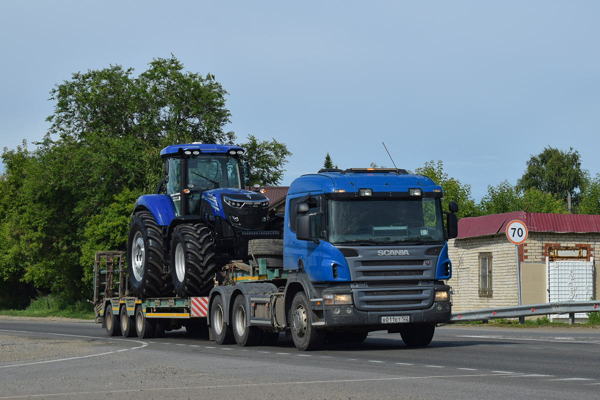 Алтайский край, № В 011 ЕТ 122 — Scania ('2004) P380; Новая техника (Алтайский край)