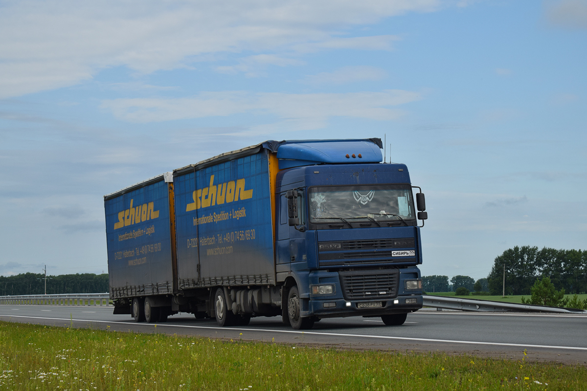 Омская область, № С 636 РХ 55 — DAF 95XF FA