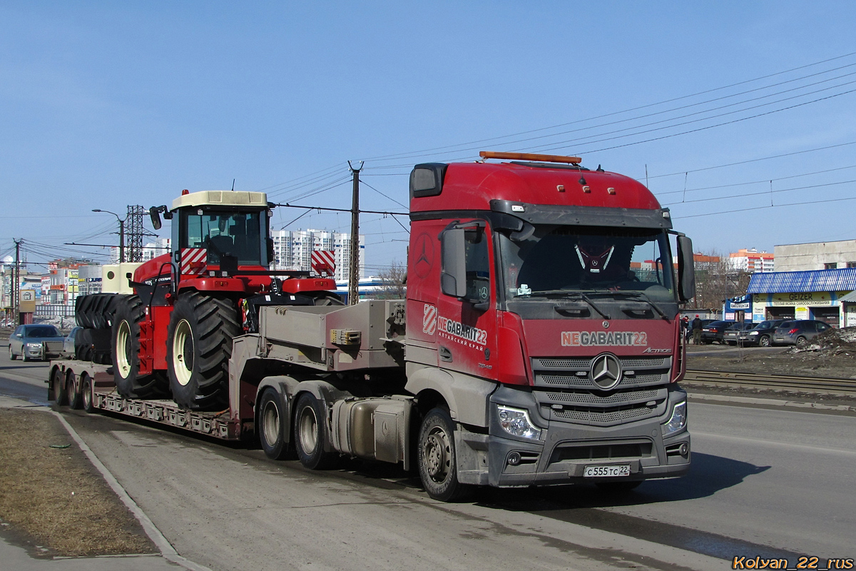 Алтайский край, № С 555 ТС 22 — Mercedes-Benz Actros '18 2645 [Z9M]; Алтайский край — Новая спецтехника