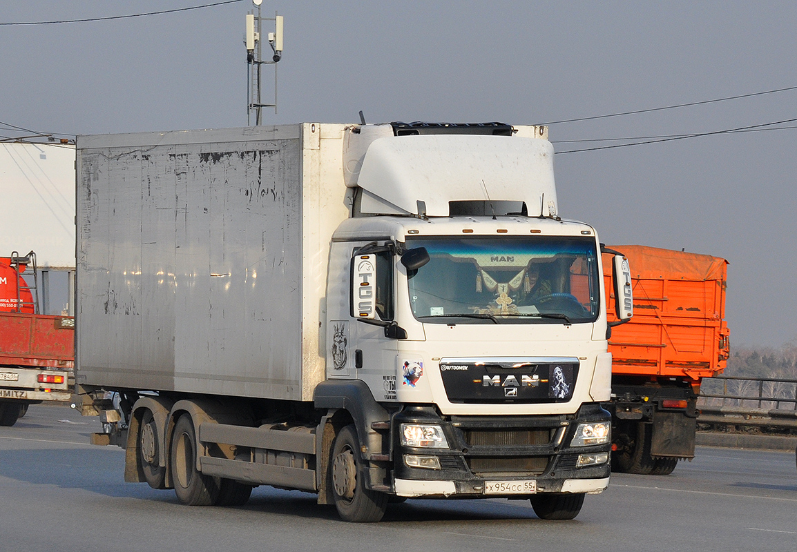 Омская область, № Х 954 СС 55 — MAN TGS 26.350