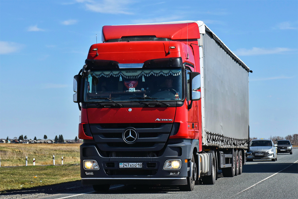 Абайская область, № 247 ADQ 18 — Mercedes-Benz Actros ('2009) 1844