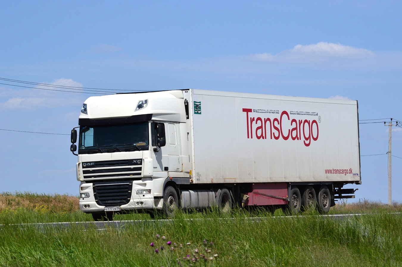 Волгоградская область, № У 777 УВ 34 — DAF XF105 FT
