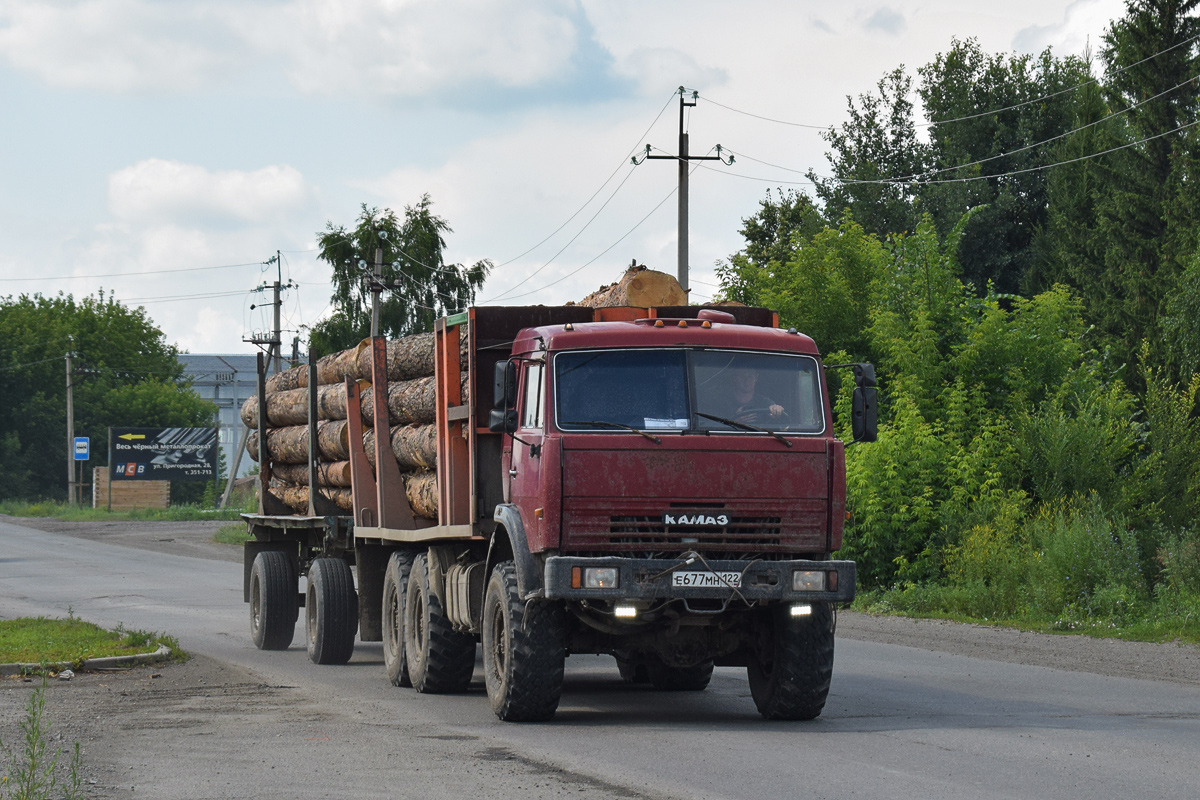 Алтайский край, № Е 677 МН 122 — КамАЗ-43118-13 [43118N]
