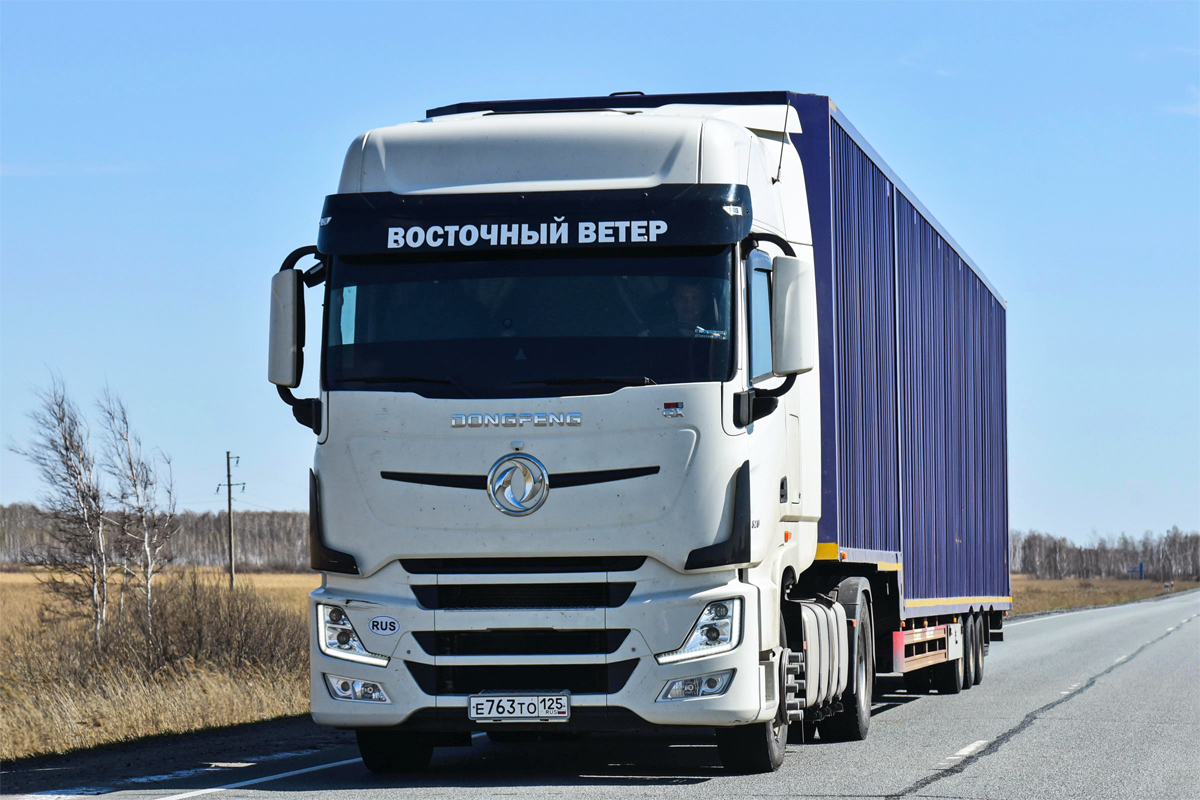 Приморский край, № Е 763 ТО 125 — Dongfeng GX DFH4180
