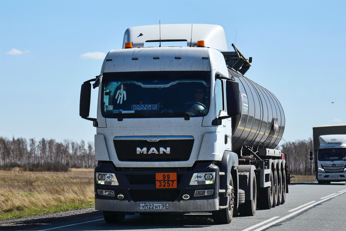 Омская область, № У 122 НТ 55 — MAN TGS 19.400