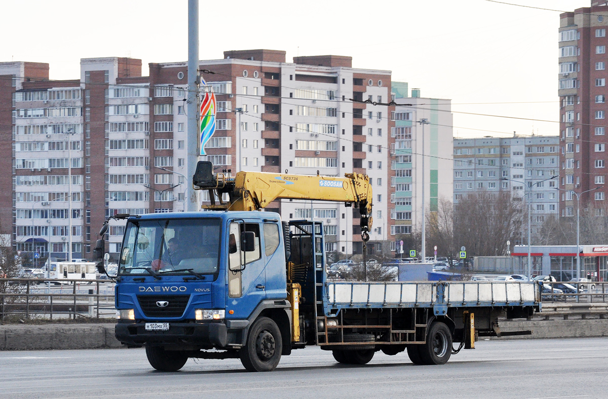 Омская область, № Н 103 МХ 55 — Daewoo Novus