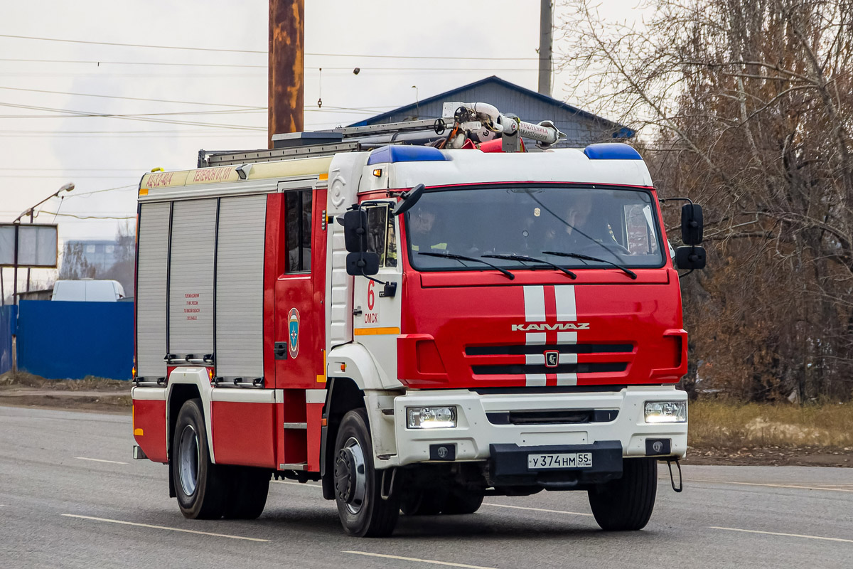 Омская область, № У 374 НМ 55 — КамАЗ-43265-5H(56)