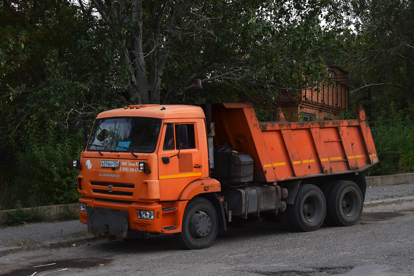 Волгоградская область, № В 314 ВУ 134 — КамАЗ-65115-L4(19)
