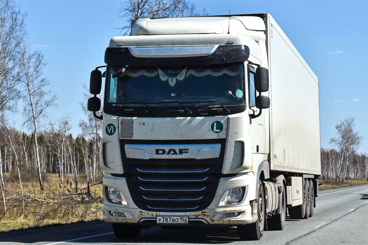 Нижегородская область, № У 787 ВО 152 — DAF XF Euro6 (общая модель)
