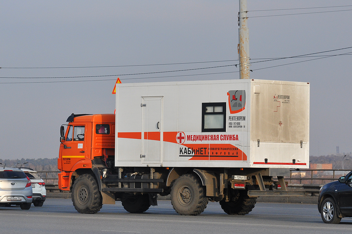 Омская область, № У 709 ОТ 55 — КамАЗ-43502-D5(66)