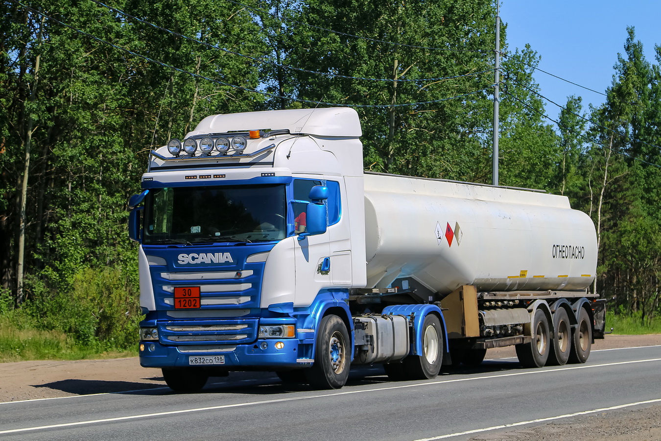 Санкт-Петербург, № К 832 СО 198 — Scania ('2013) R400