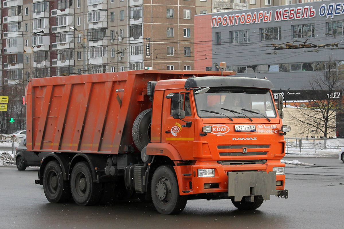 Челябинская область, № В 371 УО 174 — КамАЗ-6520-53
