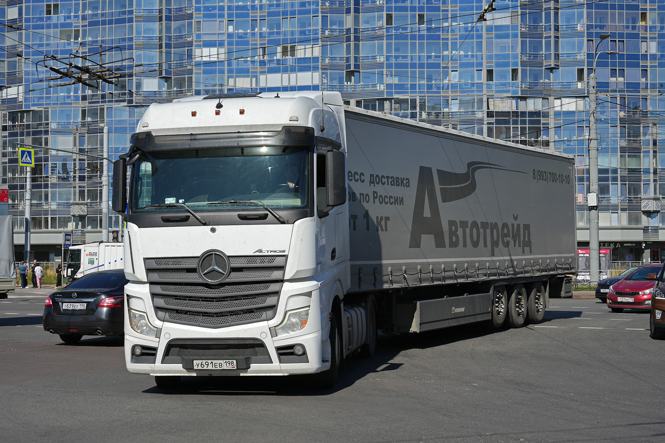 Санкт-Петербург, № У 691 ЕВ 198 — Mercedes-Benz Actros ('2018) 1845