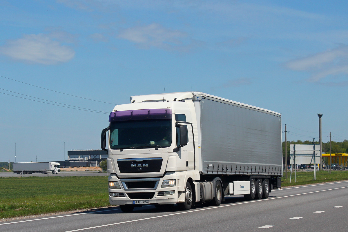 Литва, № HJE 724 — MAN TGX ('2007) 18.440