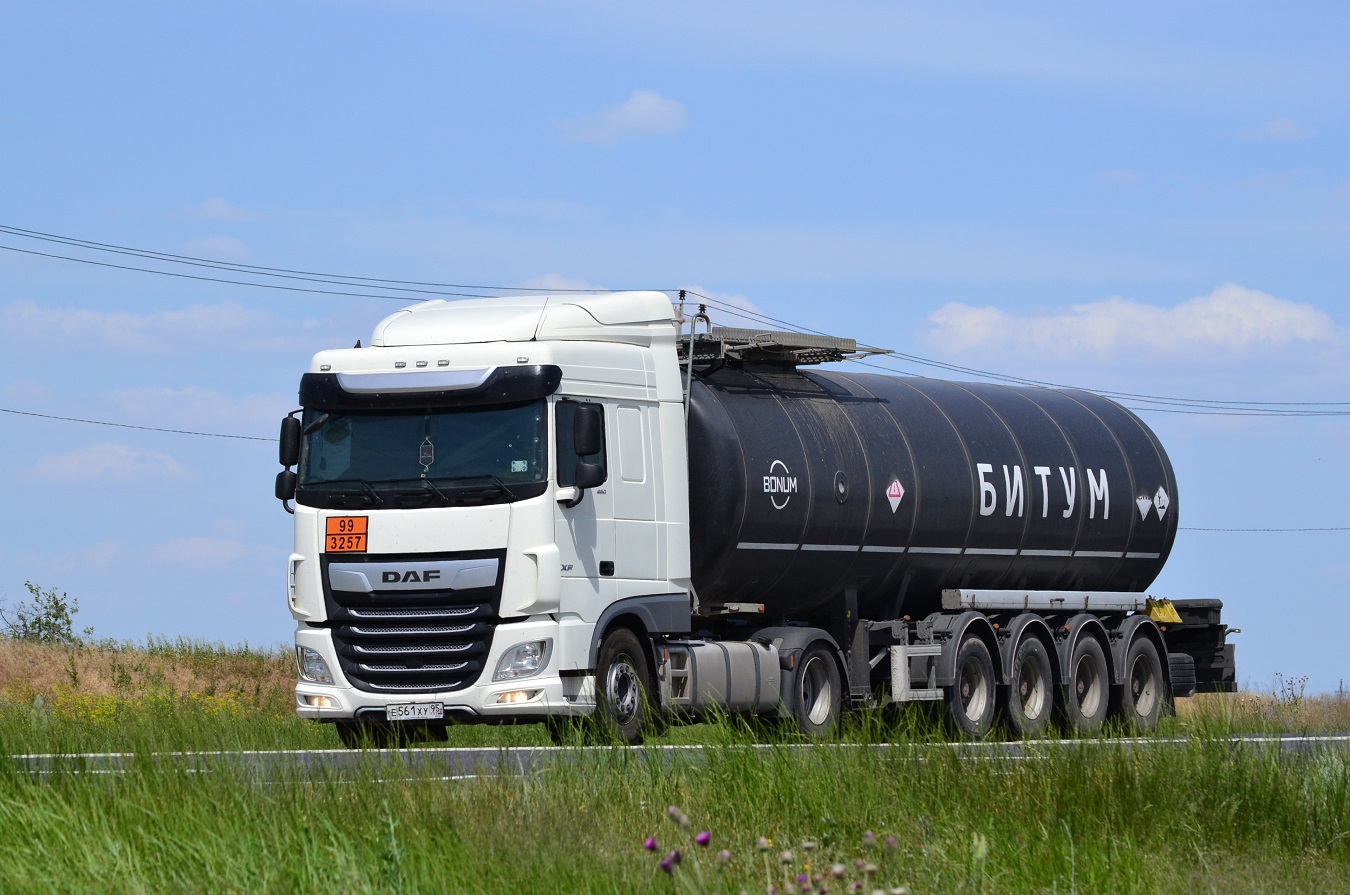 Чечня, № Е 561 ХУ 95 — DAF XF Euro6 FT