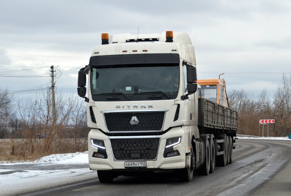 Кемеровская область, № Н 649 НТ 142 — Sitrak C7H ZZ4256 MAX