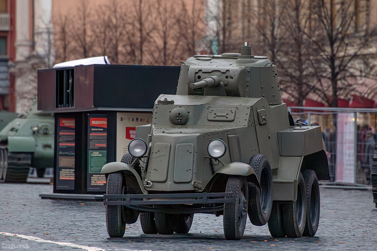 Москва, № (77) Б/Н 0211 — ГАЗ-ААА; Москва — Автомобили без номеров; Москва — Музей "Город живых историй" в честь годовщины парада 1941 года