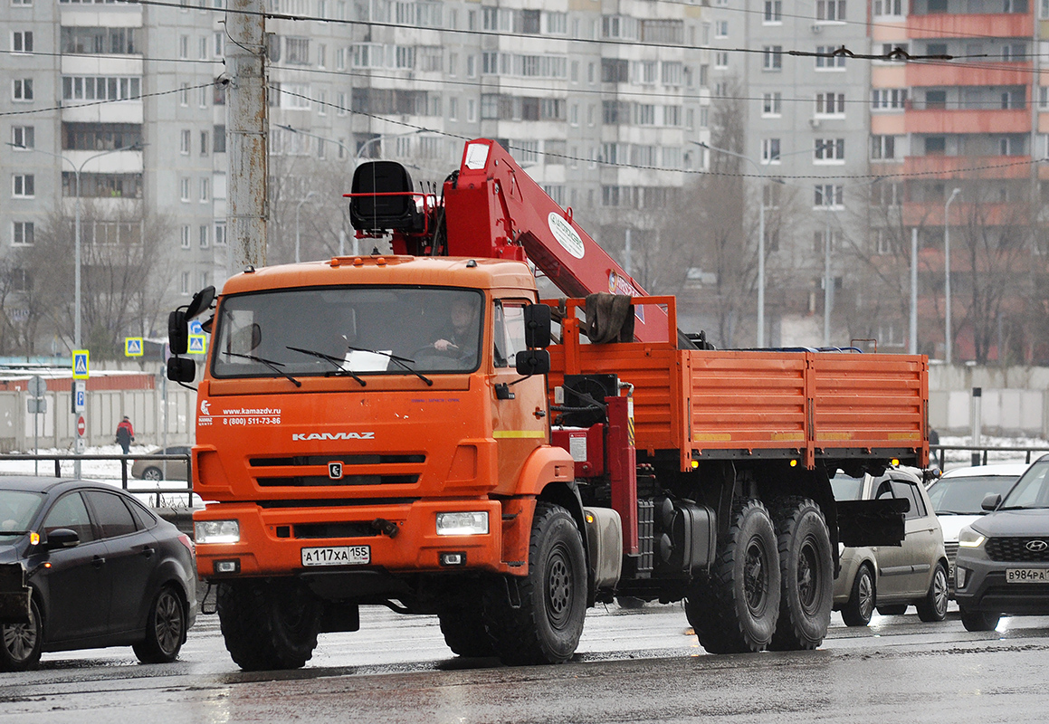 Омская область, № А 117 ХА 155 — КамАЗ-43118 (общая модель)