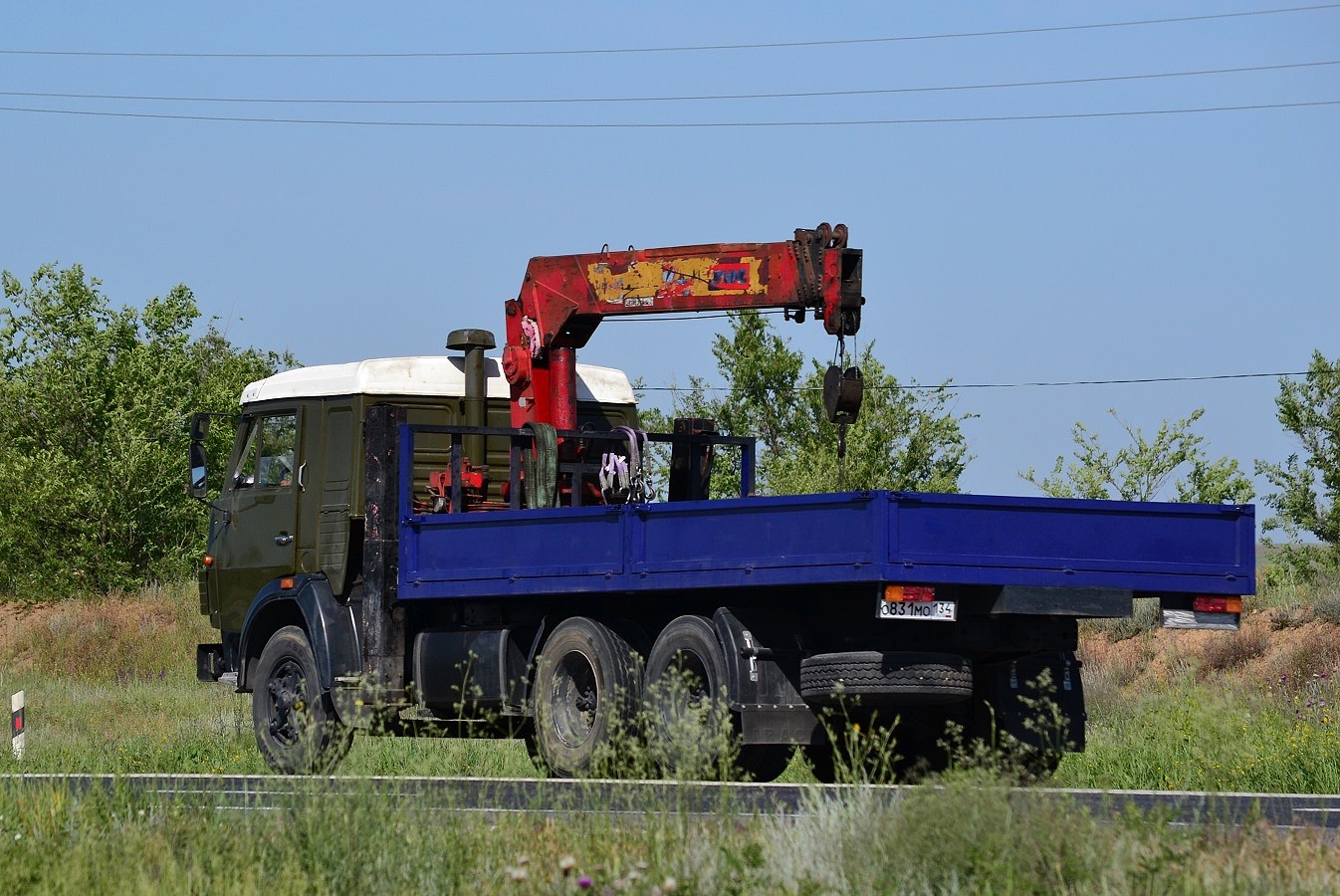 Волгоградская область, № О 831 МО 134 — КамАЗ-53212