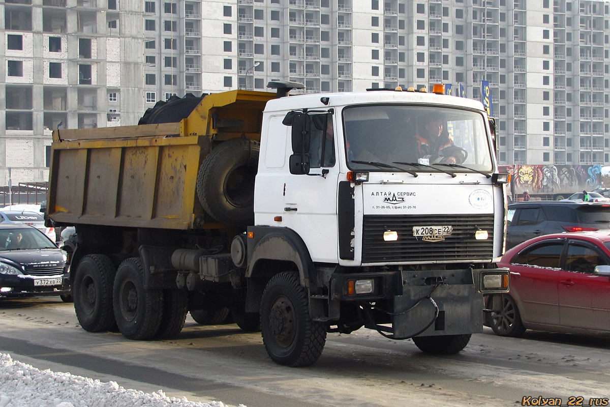 Алтайский край, № К 208 СЕ 22 — МАЗ-651705