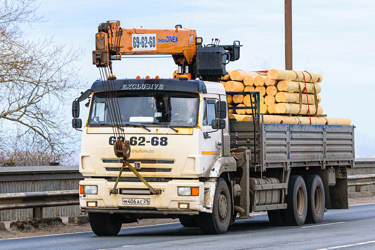 Архангельская область, № М 406 АС 29 — КамАЗ-65117-A4(23)
