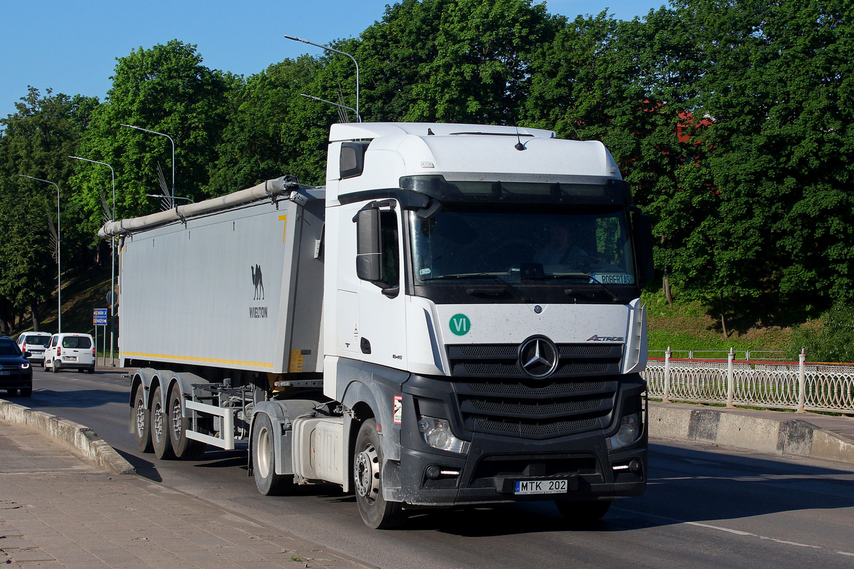 Литва, № MTK 202 — Mercedes-Benz Actros ('2011) 1845