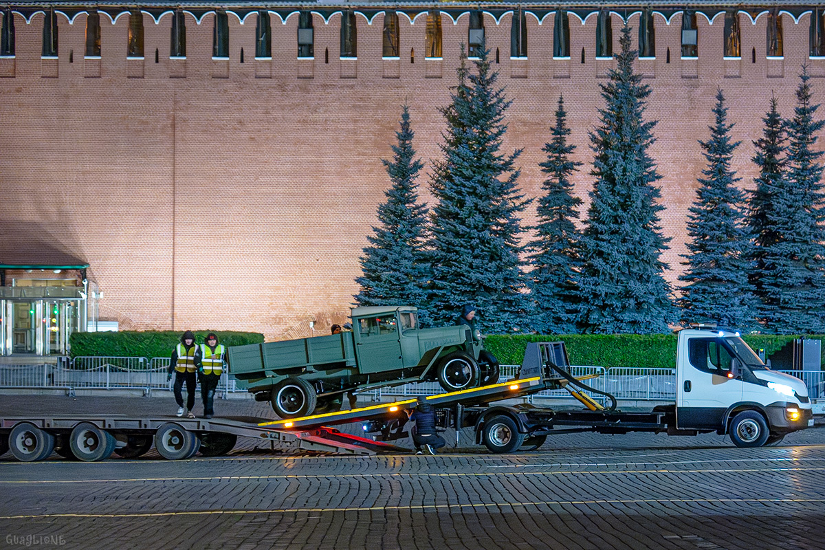 Москва, № (77) Б/Н 0213 — ГАЗ-ММ; Москва — Автомобили без номеров; Москва — Музей "Город живых историй" в честь годовщины парада 1941 года