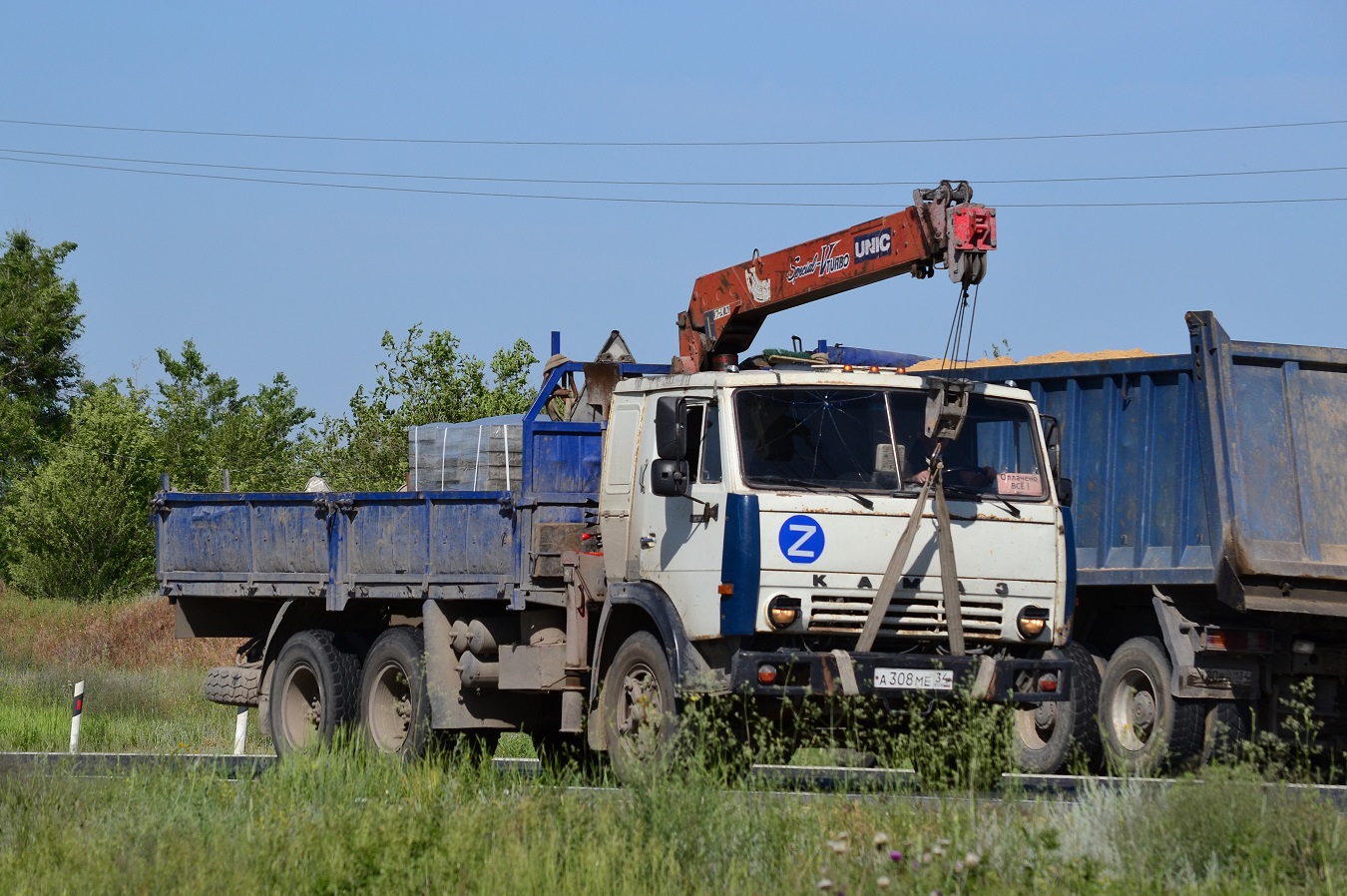 Волгоградская область, № А 308 МЕ 34 — КамАЗ-5320