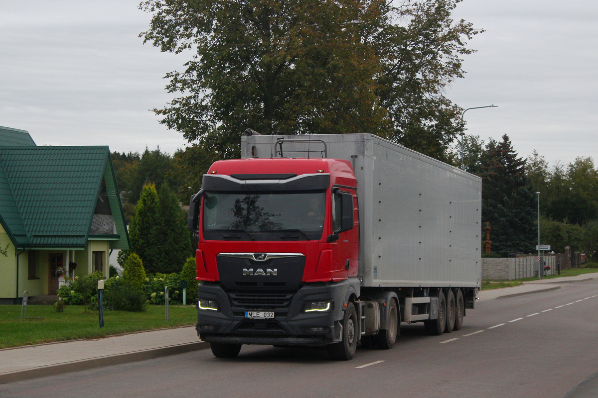 Литва, № MLE 032 — MAN TGX ('2020) 18.470