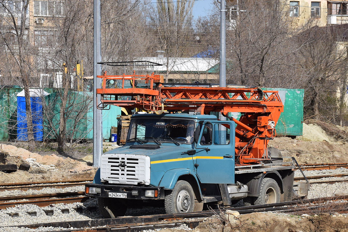 Волгоградская область, № К 243 КН 134 — ЗИЛ-433362