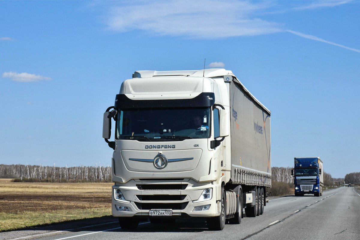 Московская область, № В 972 АК 550 — Dongfeng GX DFH4180