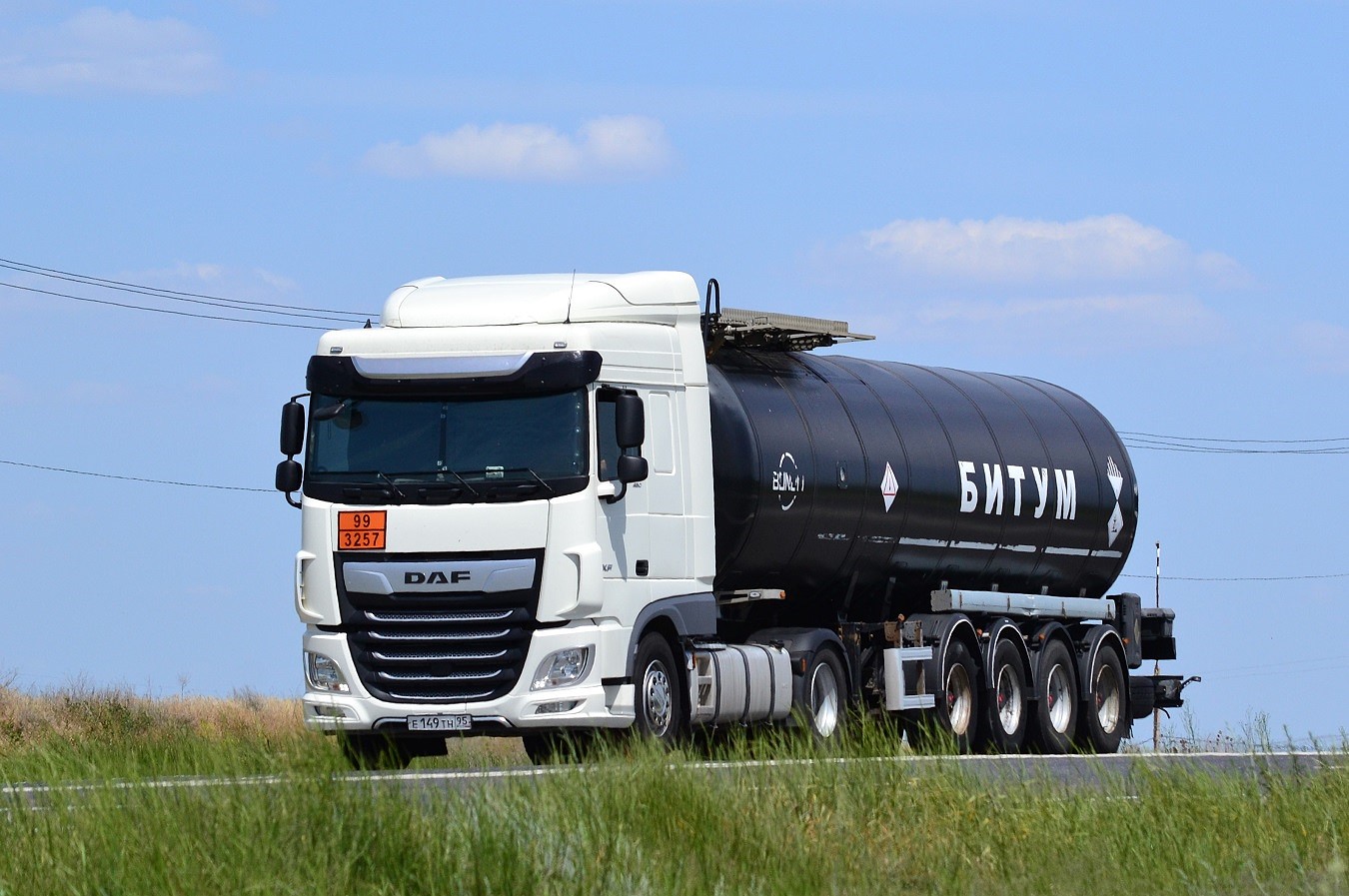 Чечня, № Е 149 ТН 95 — DAF XF Euro6 FT