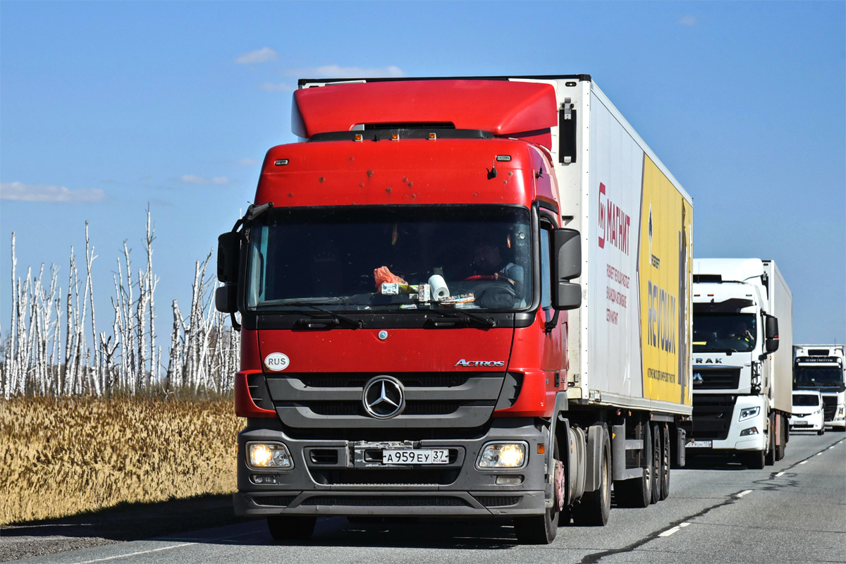 Омская область, № А 959 ЕУ 37 — Mercedes-Benz Actros ('2009) 1841