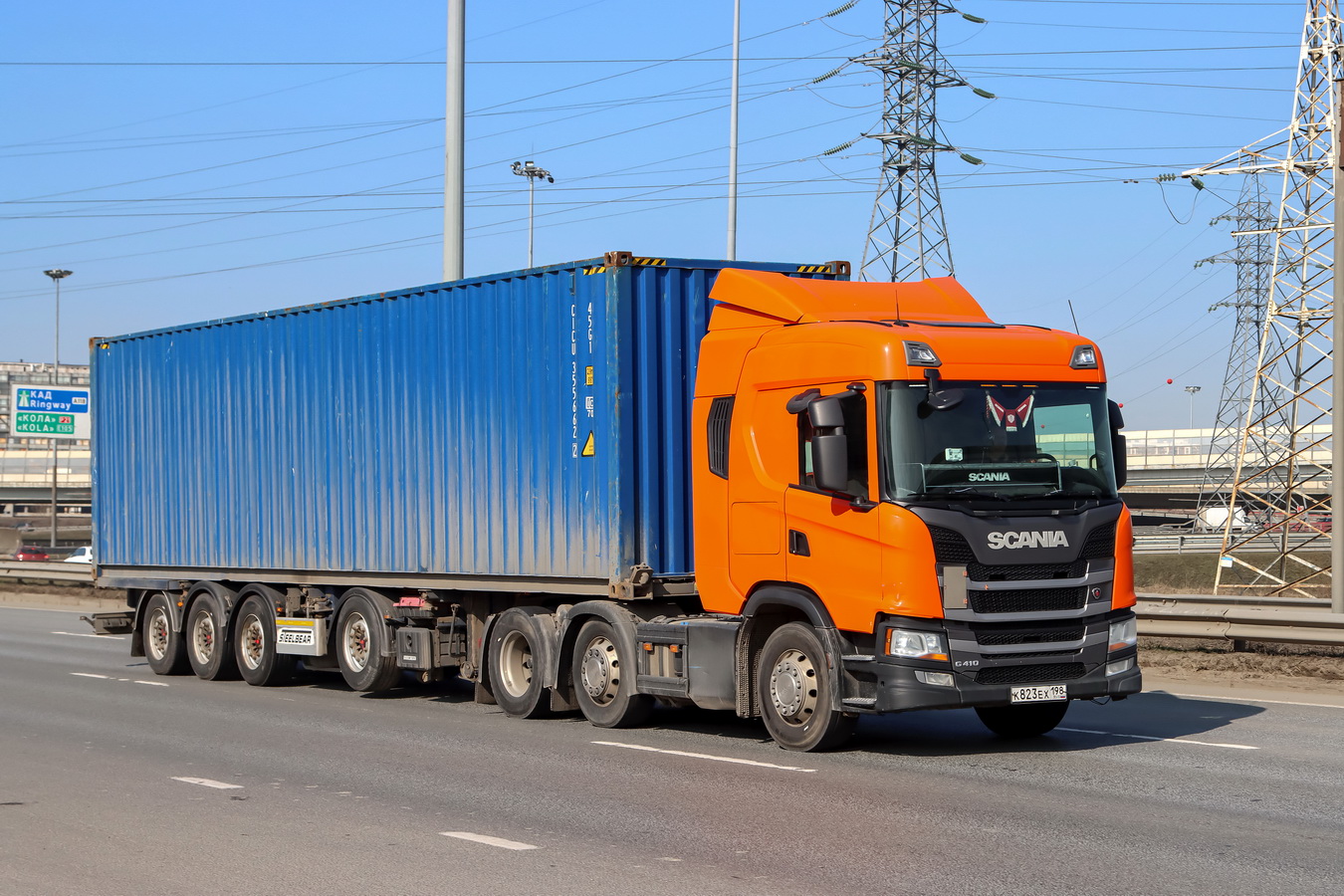 Санкт-Петербург, № К 823 ЕХ 198 — Scania ('2016) G410