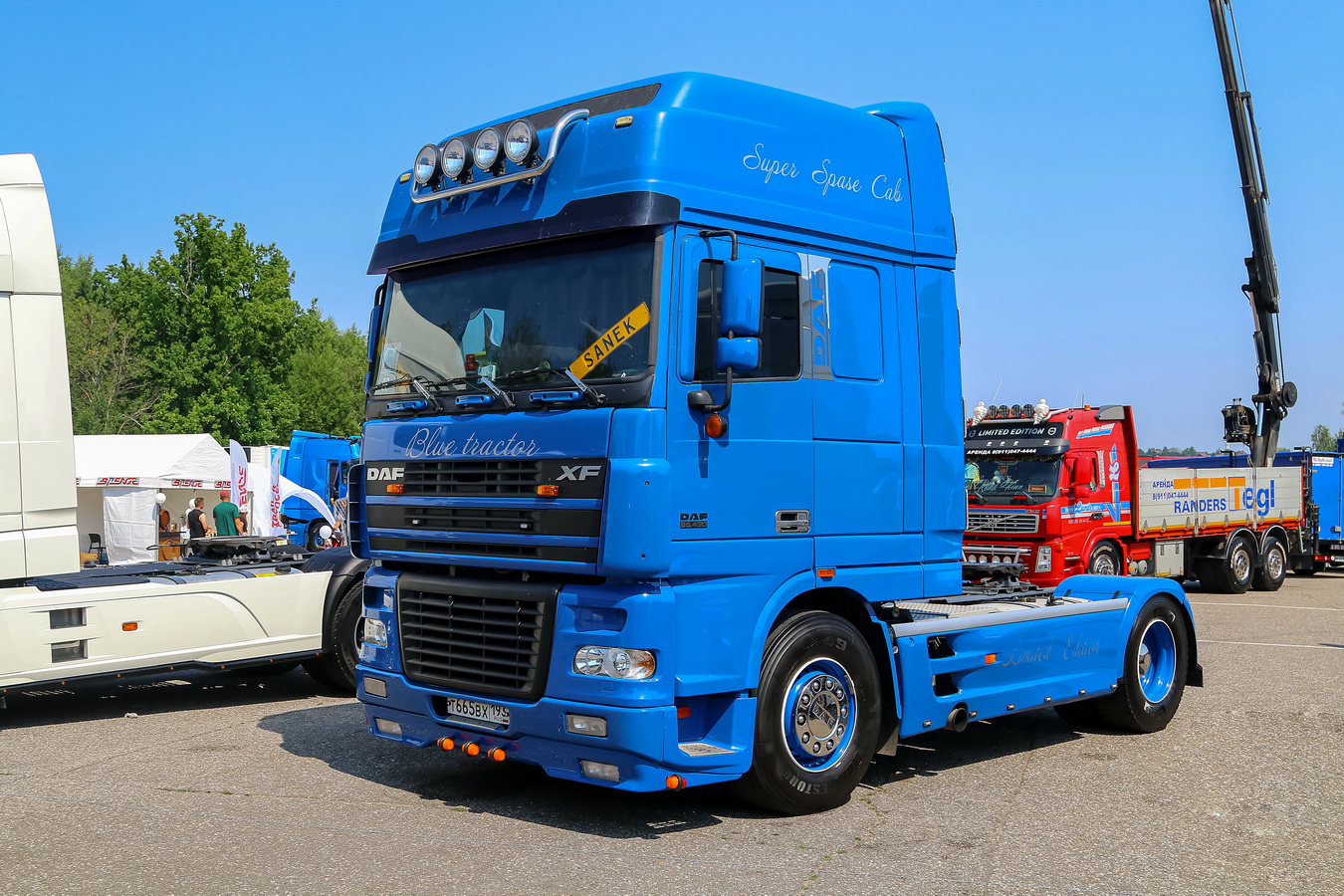 Краснодарский край, № Т 665 ВХ 193 — DAF XF95 FT; Московская область — Фестиваль TruckDay 2024
