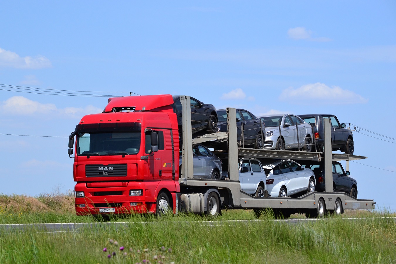 Самарская область, № А 709 НТ 763 — MAN TGA 18.480