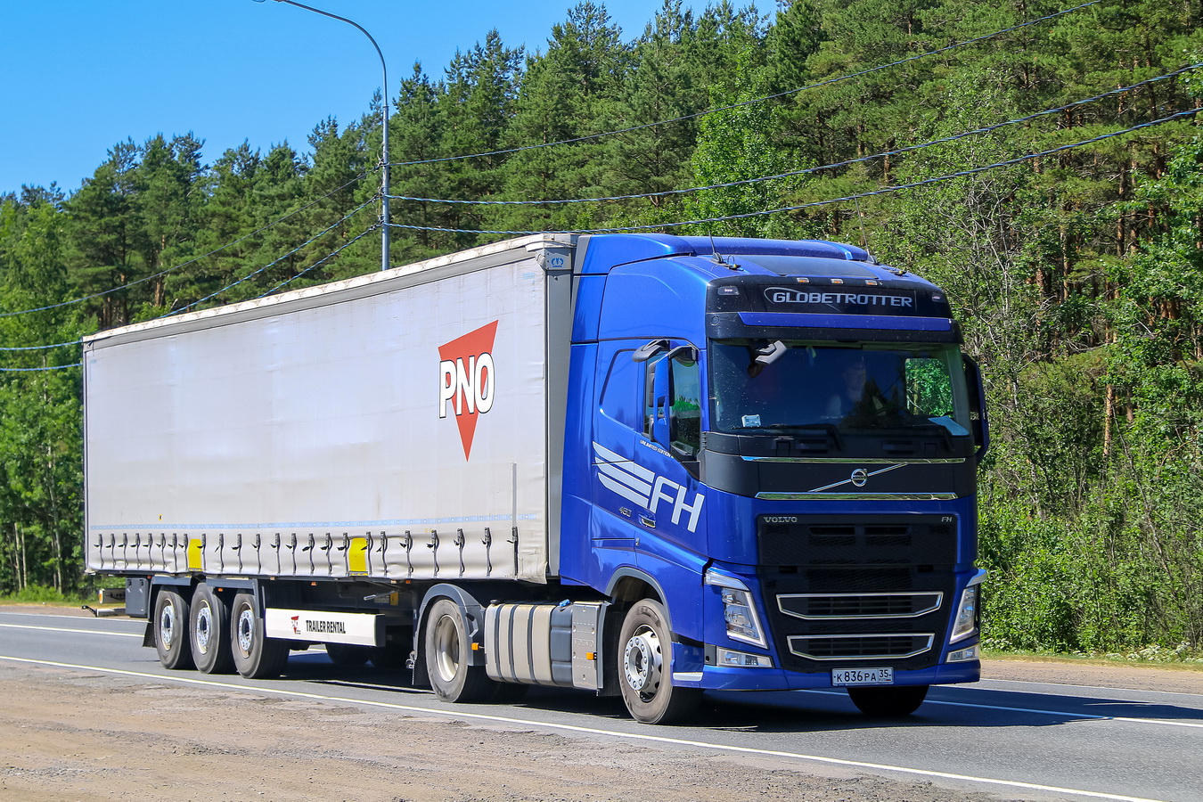 Вологодская область, № К 836 РА 35 — Volvo ('2012) FH.460; Volvo ('2012) FH "Unlimited Edition" (Ленинградская область)