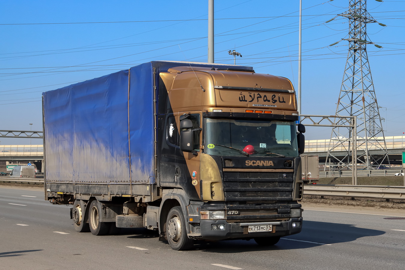 Мурманская область, № Х 713 МС 51 — Scania ('1996) R124L