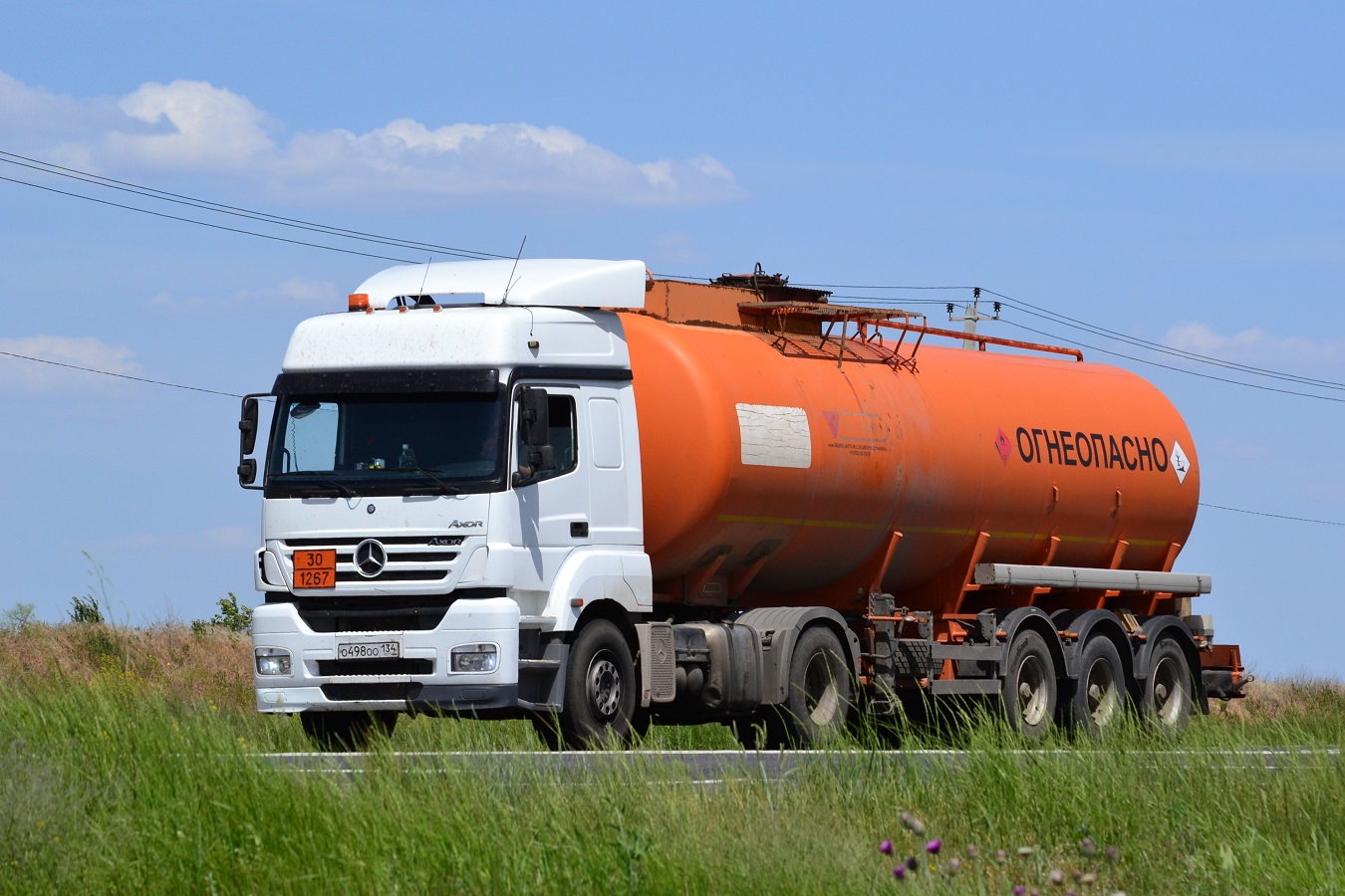 Волгоградская область, № О 498 ОО 134 — Mercedes-Benz Axor 1840