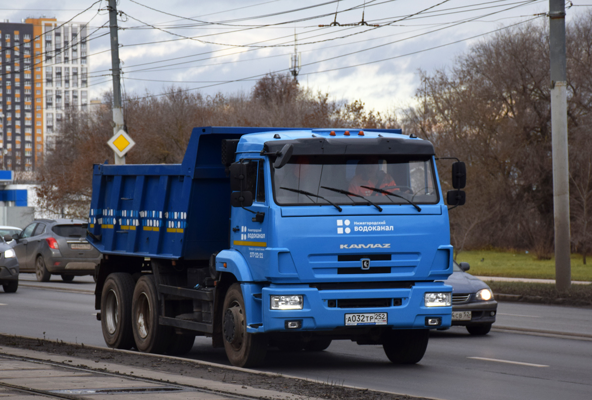 Нижегородская область, № А 032 ТР 252 — КамАЗ-65115-15 [65115R]