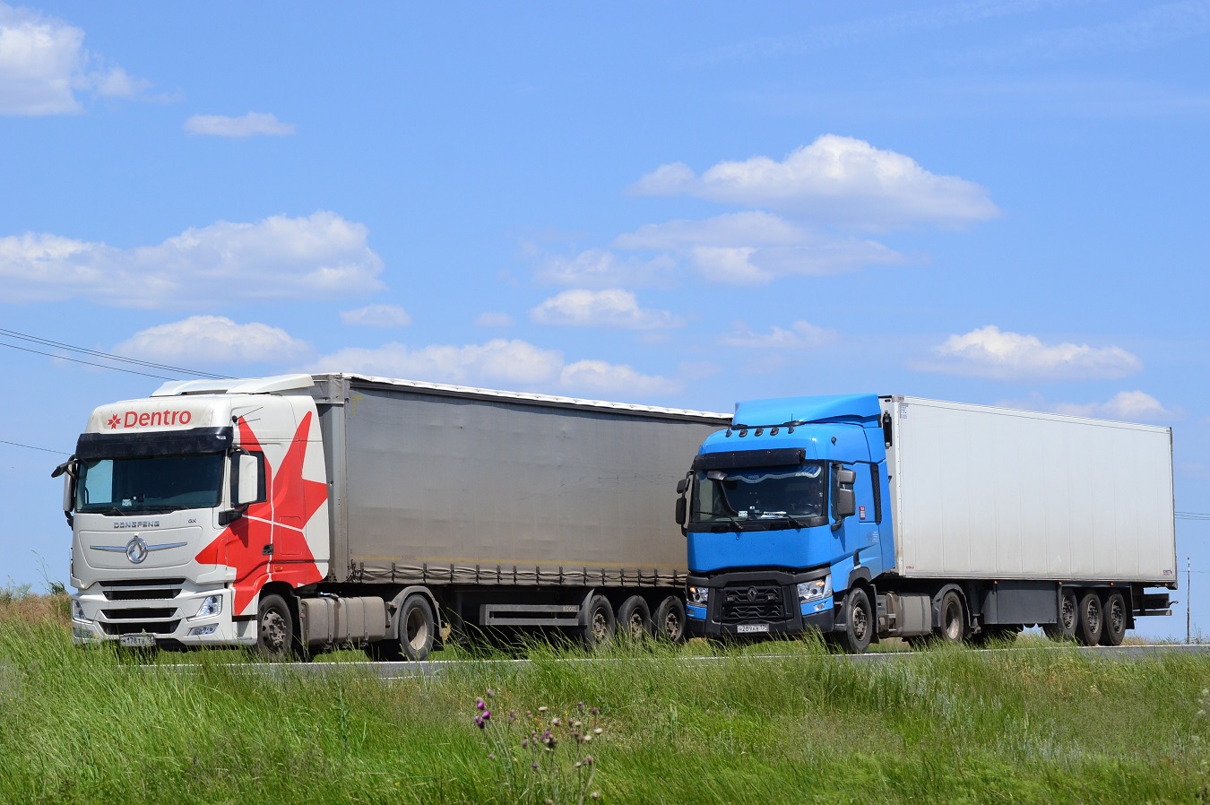 Мордовия, № М 178 ТВ 13 — Dongfeng GX DFH4180; Волгоградская область, № Н 289 АВ 134 — Renault T-Series ('2013)