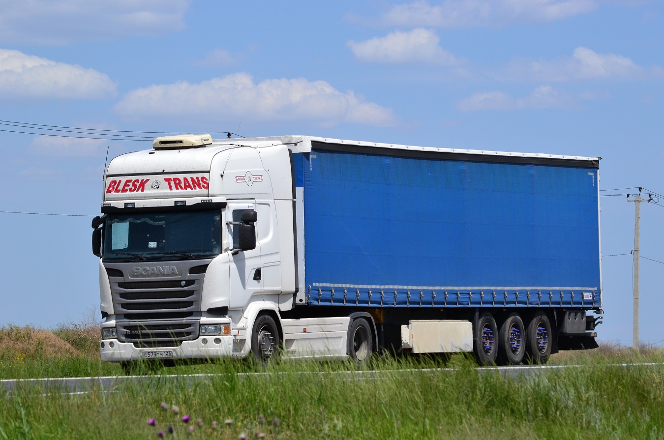 Краснодарский край, № С 579 ТМ 123 — Scania ('2013) R410