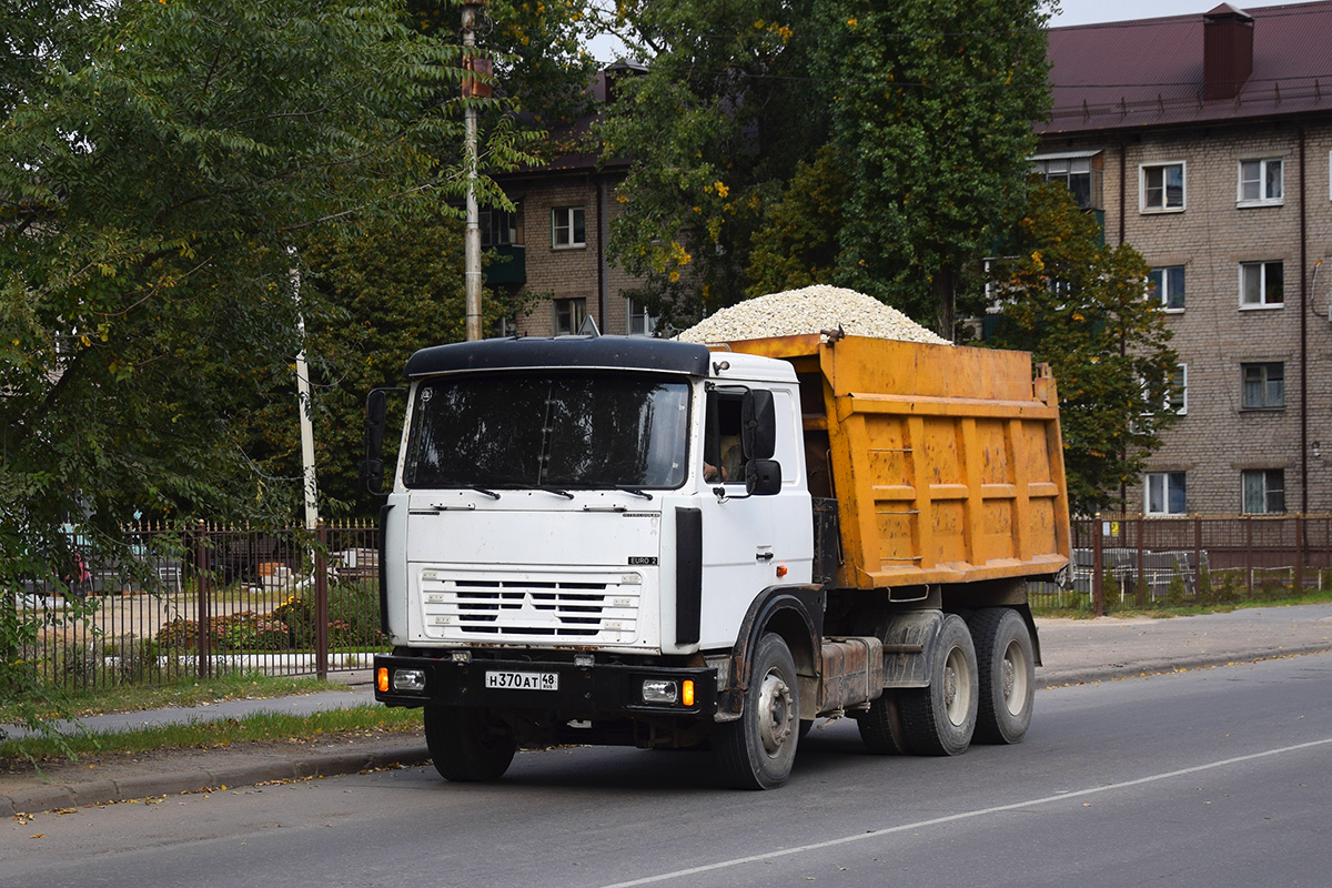 Липецкая область, № Н 370 АТ 48 — МАЗ-551605