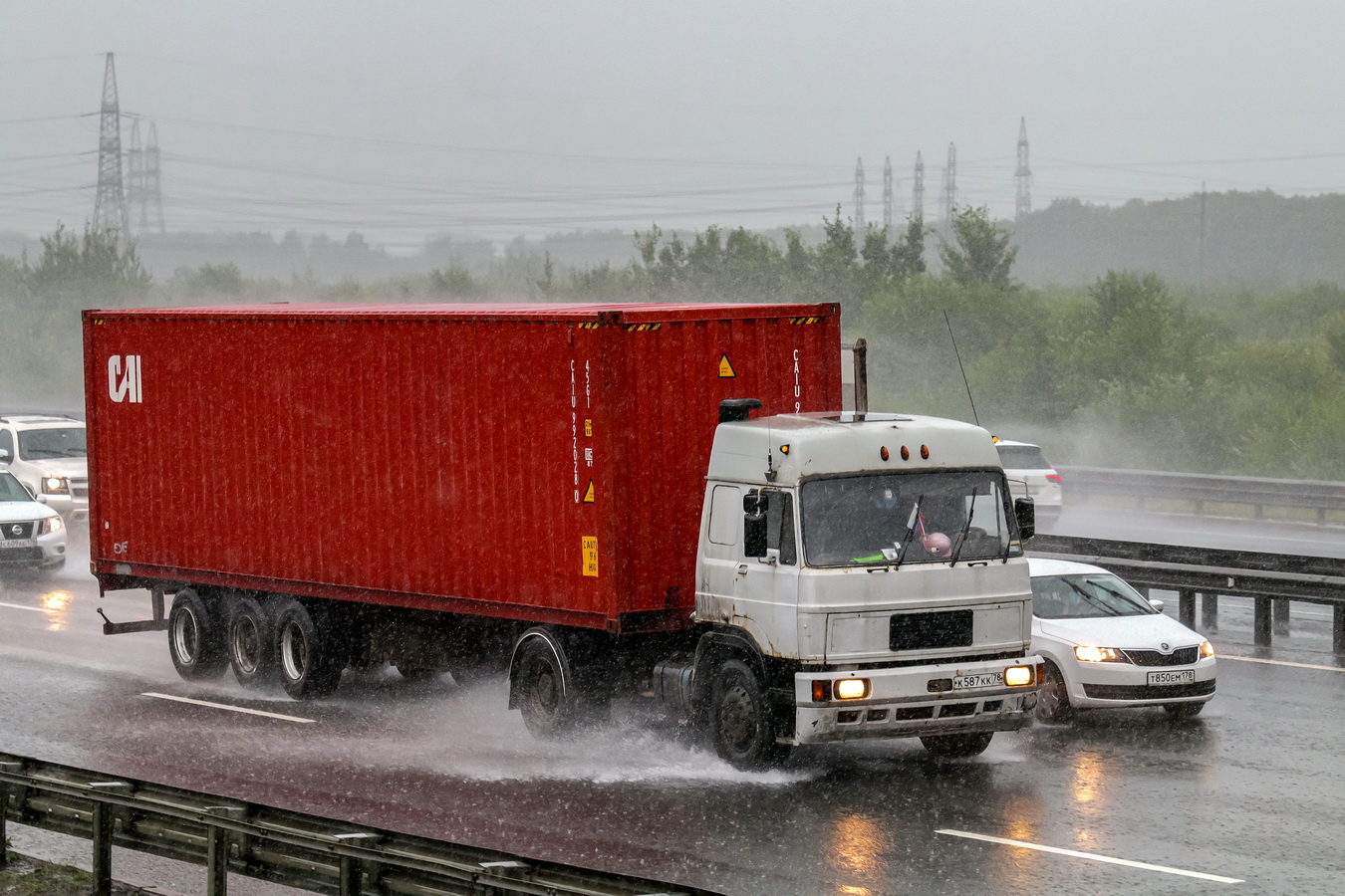 Санкт-Петербург, № К 587 КК 78 — Škoda-LIAZ 100