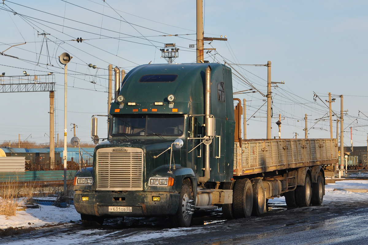 Омская область, № У 631 ОВ 55 — Freightliner FLD 120
