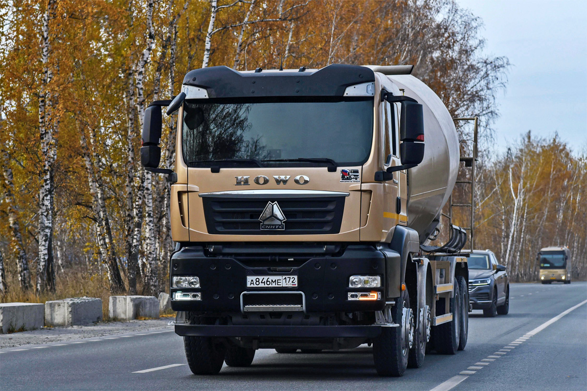 Тюменская область, № А 846 МЕ 172 — Howo T5G