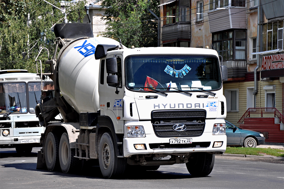 Алтайский край, № Х 792 ТК 22 — Hyundai Power Truck HD270