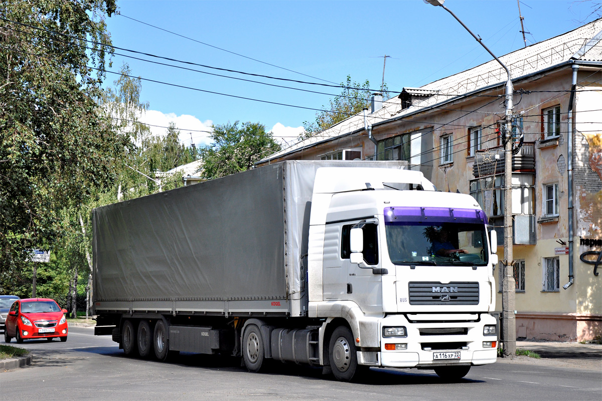 Алтайский край, № А 116 ХР 22 — MAN TGA 18.390