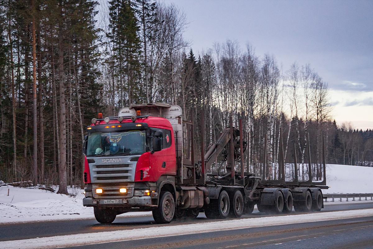 Ивановская область, № А 597 МС 37 — Scania ('2004) R500